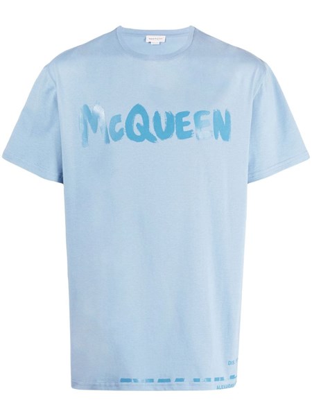 Alexander Mcqueen Light blue t-shirt 