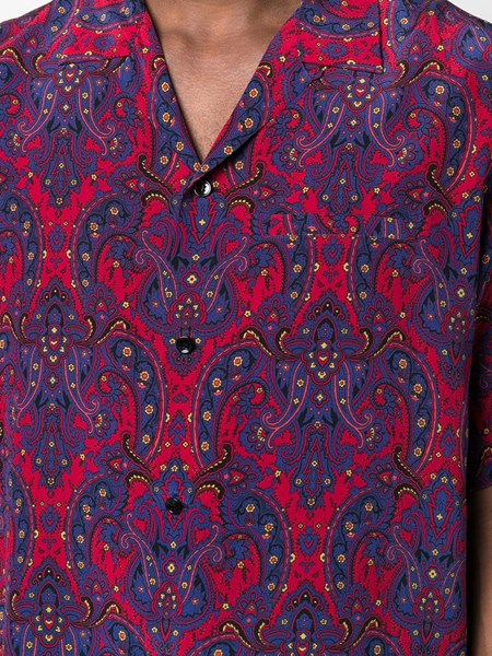 saint laurent paisley shirt