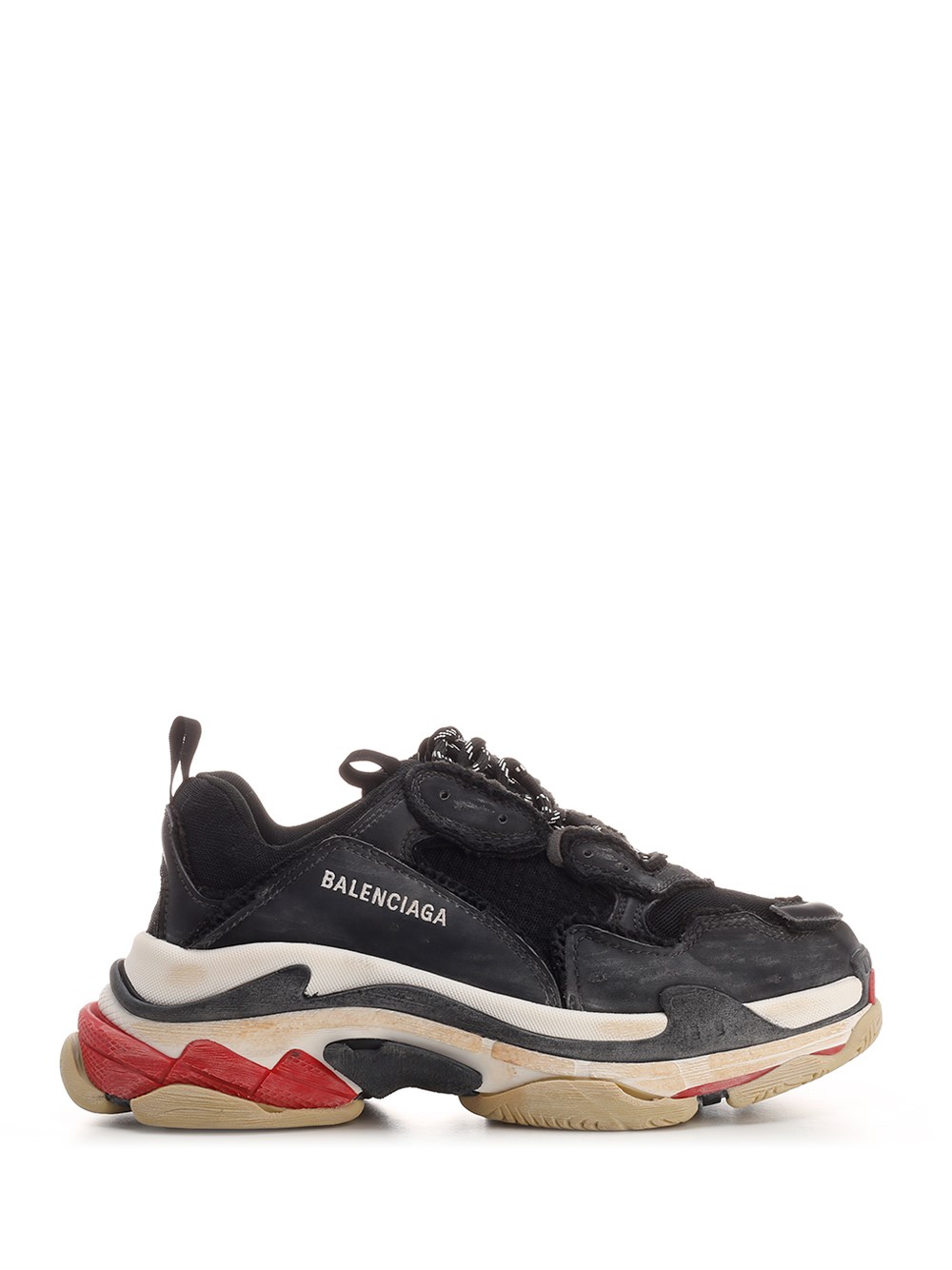 balenciaga black white and red