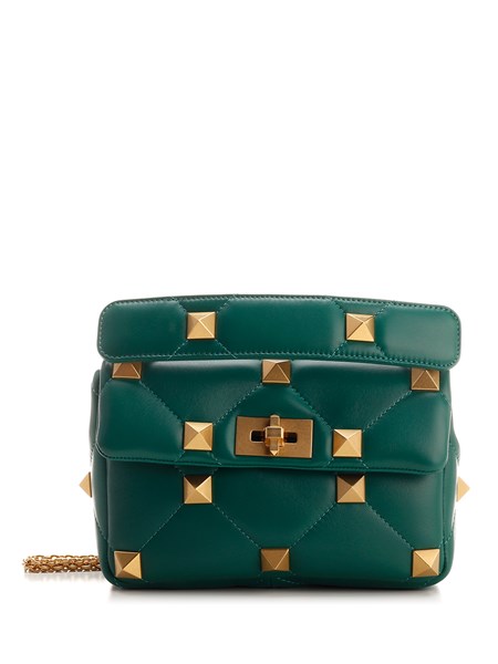 最安値でVALENTINO GARAVANI - LEATHER ROMAN STUD BAG (VALENTINO