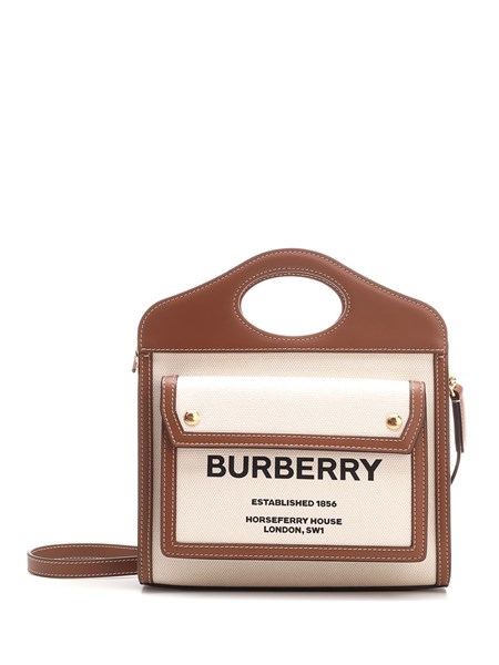 Burberry Donna Borsa a tracolla in tela e pelle | Al Duca d'Aosta