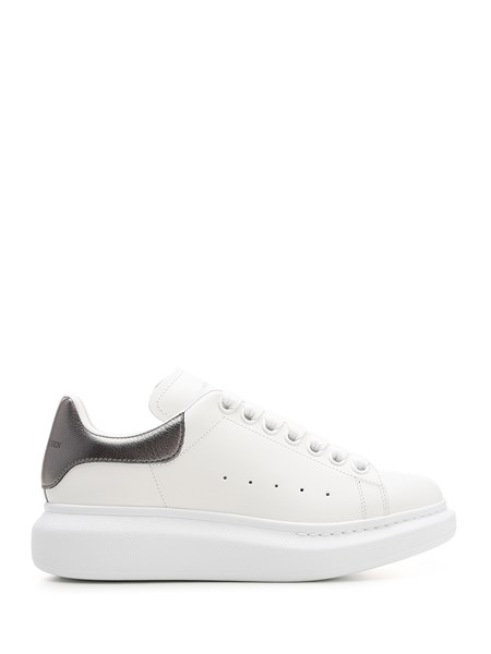 alexander mcqueen white and silver