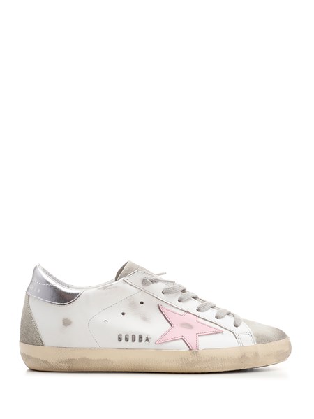 golden goose superstar sneakers pink