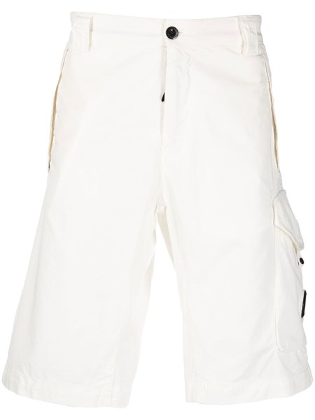 C.p. Company White cargo shorts for Men 