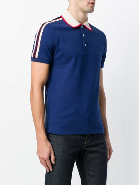 gucci stripe polo