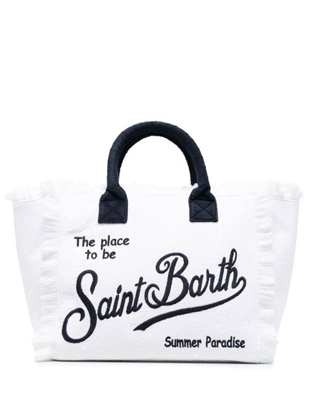 Borsa Mare MC2 Saint Barth Canvas Bandana Verde Acqua