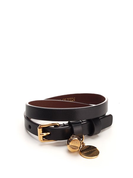 Alexander Mcqueen Black bracelet with 