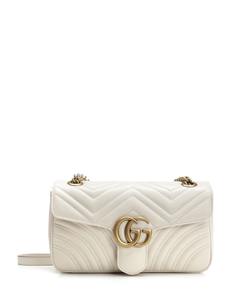 White GG Marmont small shoulder bag