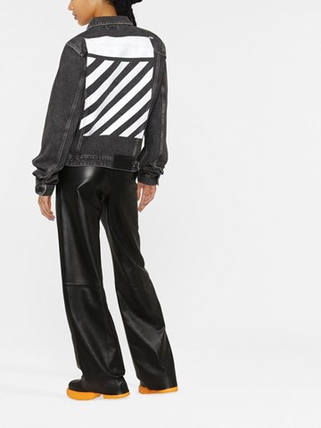 OFF-WHITE - OFF-WHITE オフホワイト Diag print skinny genes