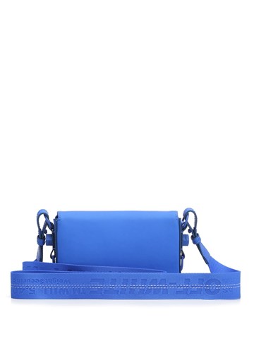 off white blue purse