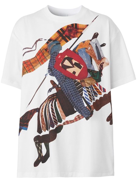 Burberry Equestrian knight print t-shirt for Women - US | Al Duca d'Aosta