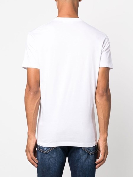 Dsquared 2 White t-shirt with red print for Men - US | Al Duca d'Aosta