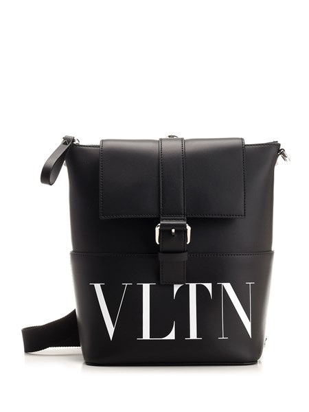 Small vltn leather hobo bag - Valentino Garavani - Men | Luisaviaroma