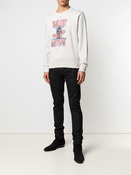 saint laurent robot sweatshirt