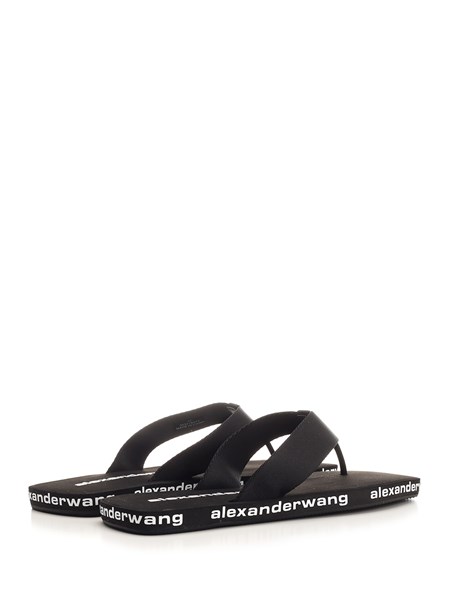 Alexander Wang Flip flop sandal with logo for Women - US | Al Duca d'Aosta