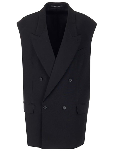 Balenciaga Black double-breasted waistcoat for Women - US | Al Duca d'Aosta