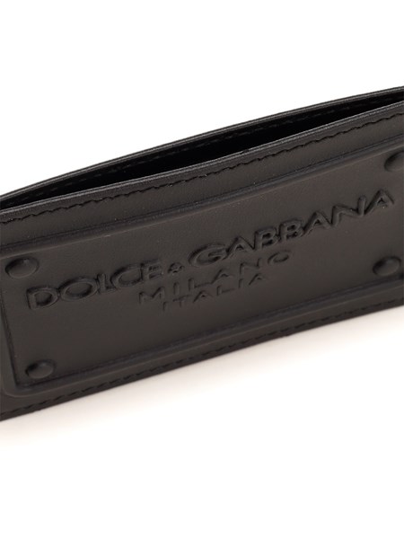 Dolce & Gabbana Card holder with embossed logo for Men - US | Al Duca d