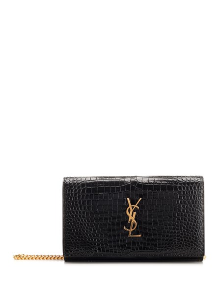 Saint Laurent 90s Ysl Croc-Embossed Hobo Bag