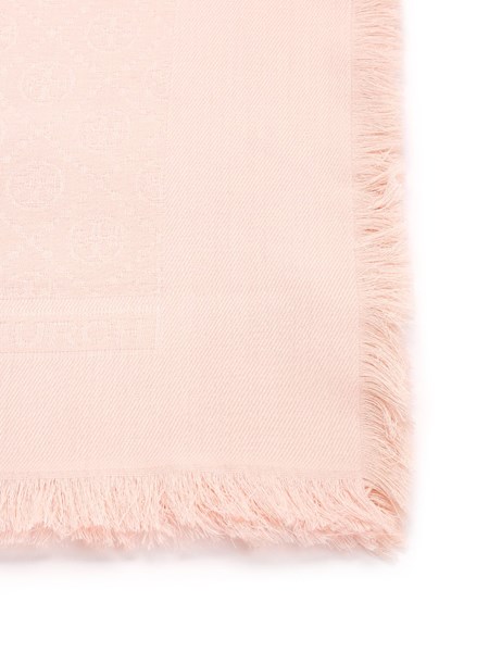 Tory Burch Pink monogram scarf for Women - GB | Al Duca d'Aosta