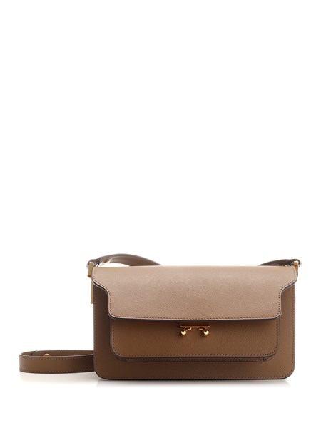 Marni Mini Trunk Shoulder Bag - Brown