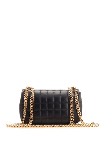 BLACK BURBERRY QUILTED LEATHER LOLA MINI BAG (8059492)