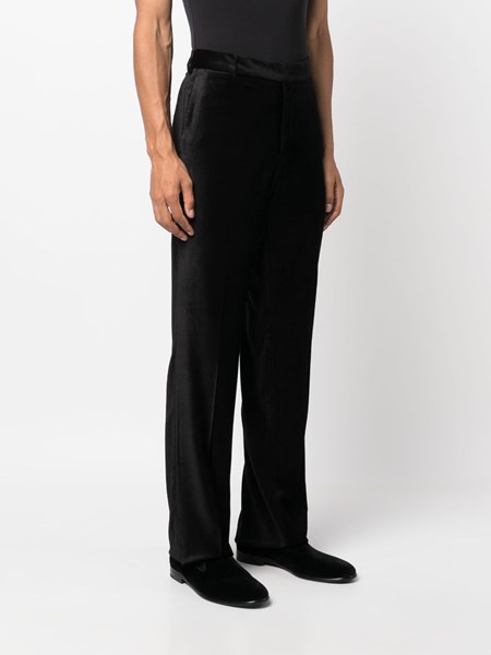 Black Velvet Dress Pants for Men  Lookastic