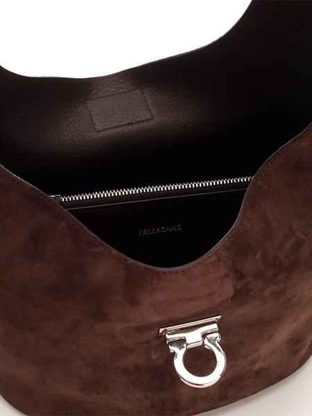 Ferragamo Mini Leather Hobo Bag