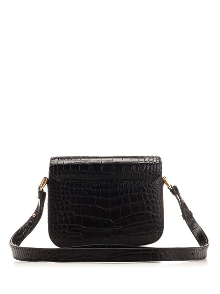 A.P.C. Grace Small Croc-effect Leather Shoulder Bag