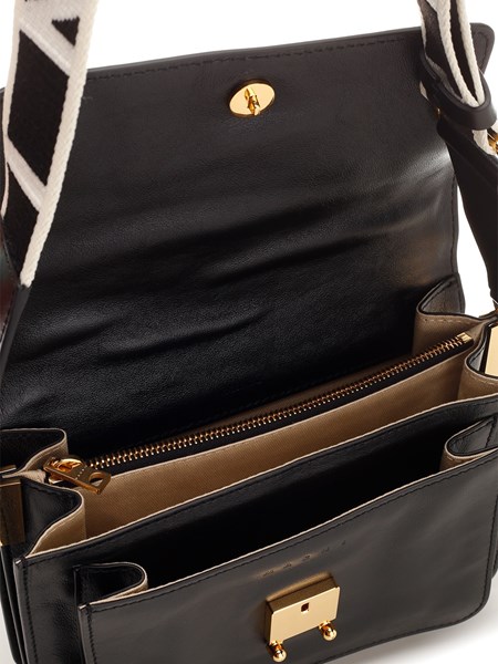 Marni Trunk Leather Shoulder Bag