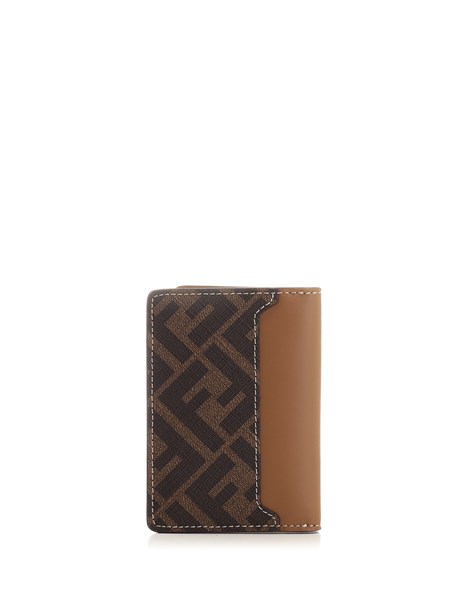 Fendi - Tobacco Leather FF Card Holder