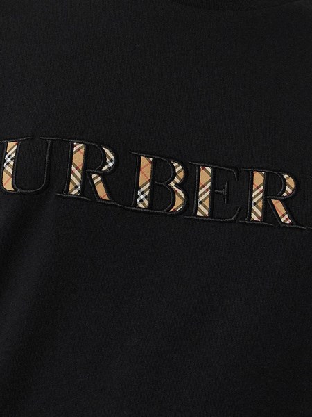 burberry check logo t shirt