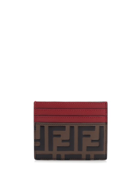 fendi card holder red