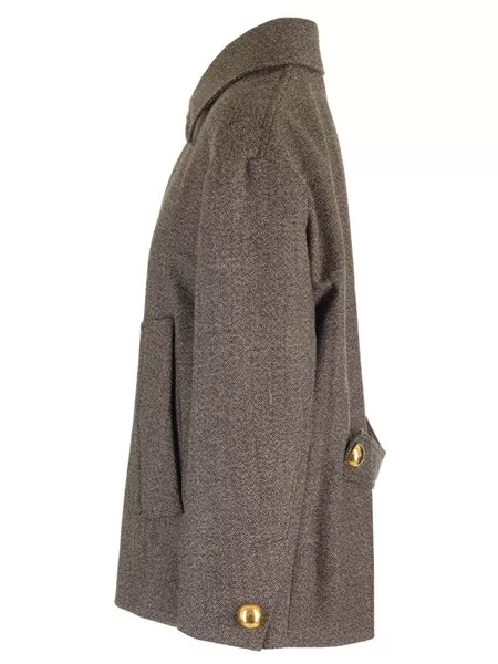Ami Wool and cotton caban for Women - US | Al Duca d'Aosta